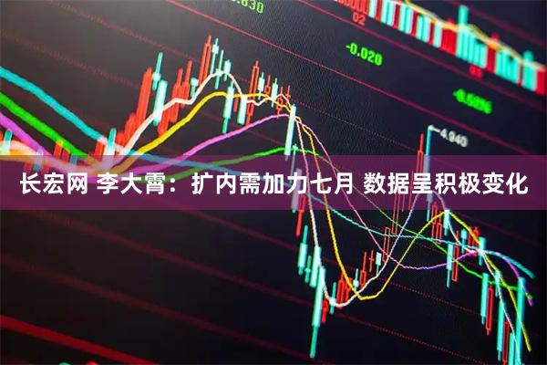 长宏网 李大霄：扩内需加力七月 数据呈积极变化