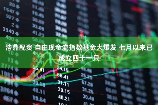 浩鼎配资 自由现金流指数基金大爆发 七月以来已成立四十一只