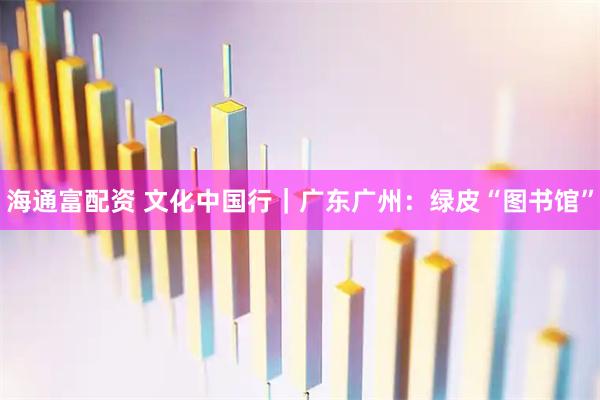 海通富配资 文化中国行｜广东广州：绿皮“图书馆”