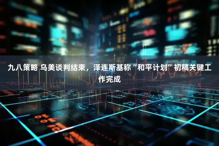 九八策略 乌美谈判结束，泽连斯基称“和平计划”初稿关键工作完成